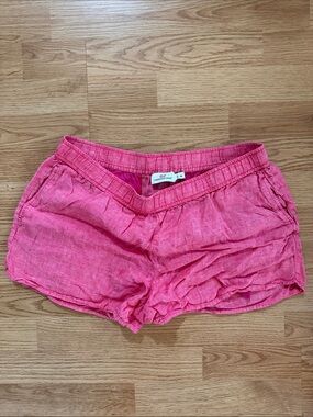 Vineyard Vines Pink Elastic-Waist Athletic Shorts